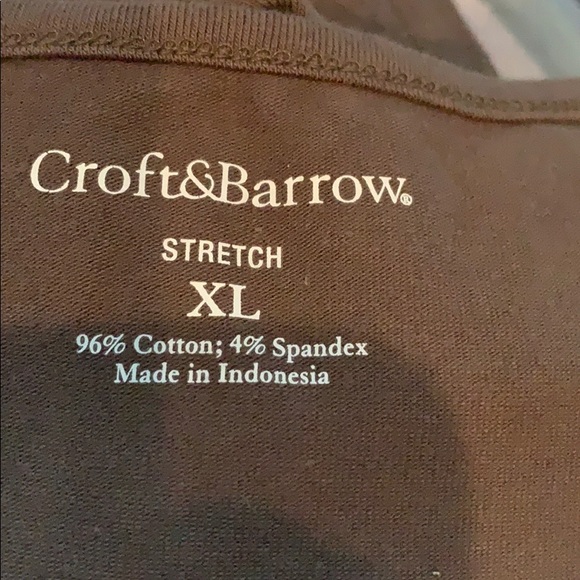 Croft&Barrow Short Sleeve Stretch Tee NWOT - Picture 3 of 4